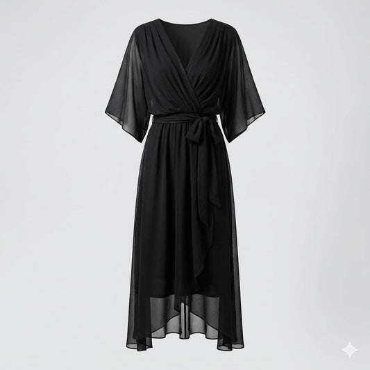 Maxi Dress | Women's Wrap Elegant Seraphina Laurent