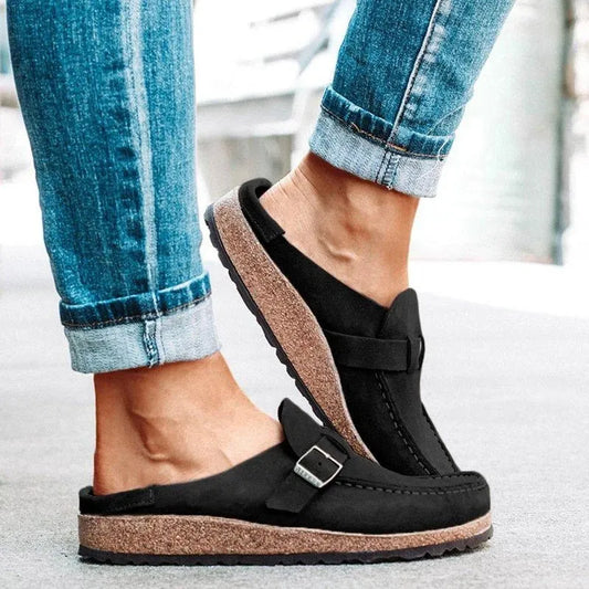 Mule Loafers | Women's Buckle Detail Darcy — product view 2