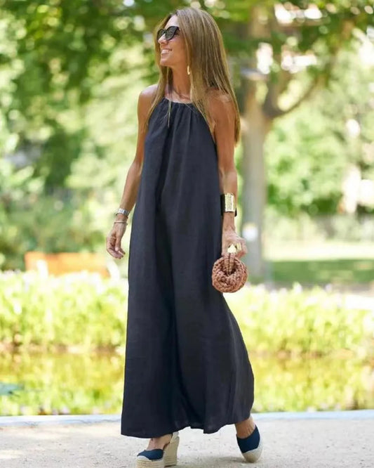 Halter Maxi Dress | Women's Sleeveless Casual, product image 2