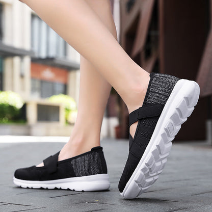 Ballet Flats | Women's Knitted Adjustable Premium