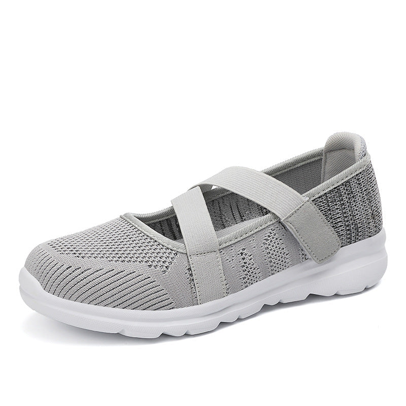 Ballet Flats | Women's Knitted Adjustable Premium