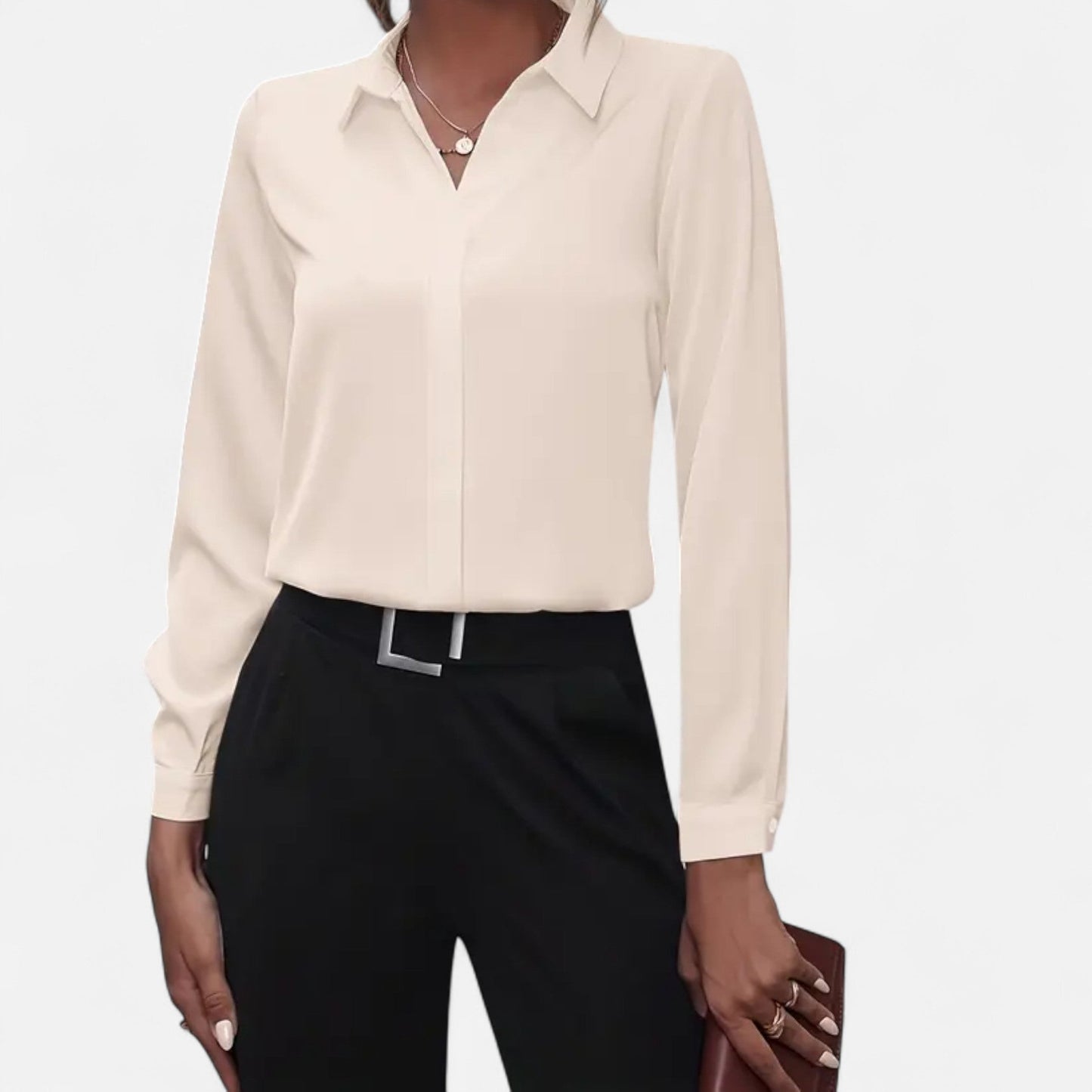 Button Up Shirt | Women's Denim Elegant Camille Laurent