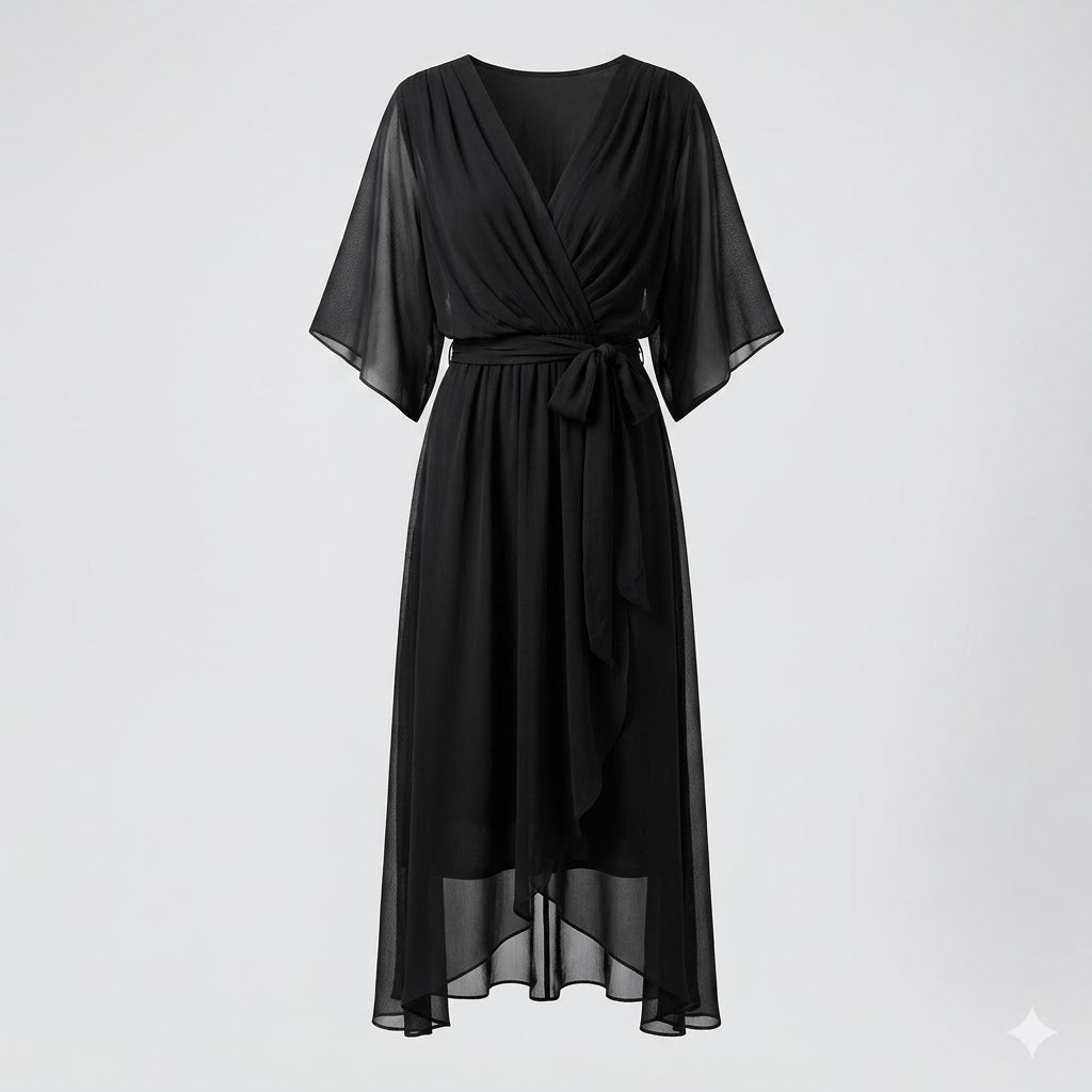 Maxi Dress | Women's Wrap Elegant Seraphina Laurent