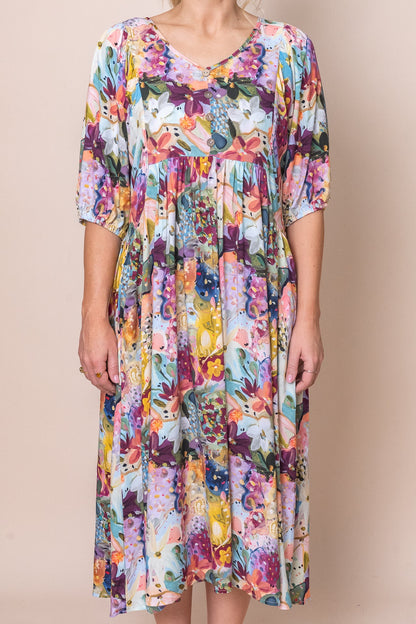 Effortless Women's Floral Midi Dress — product view 11