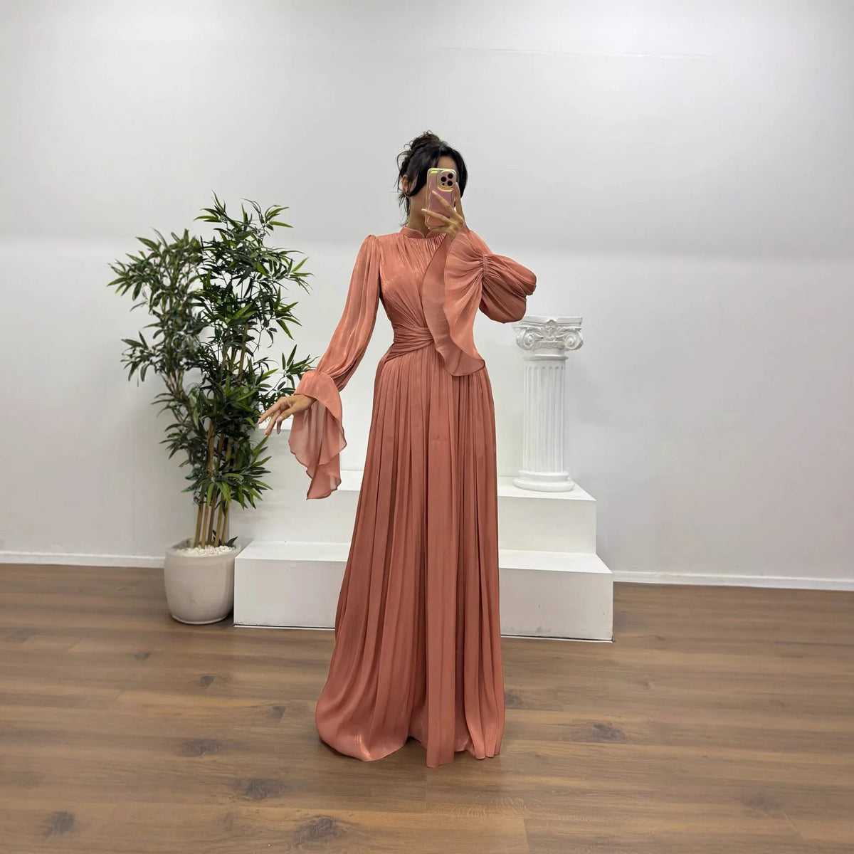 Maxi Dress | Women's Draped Elegant Mason, product image 3