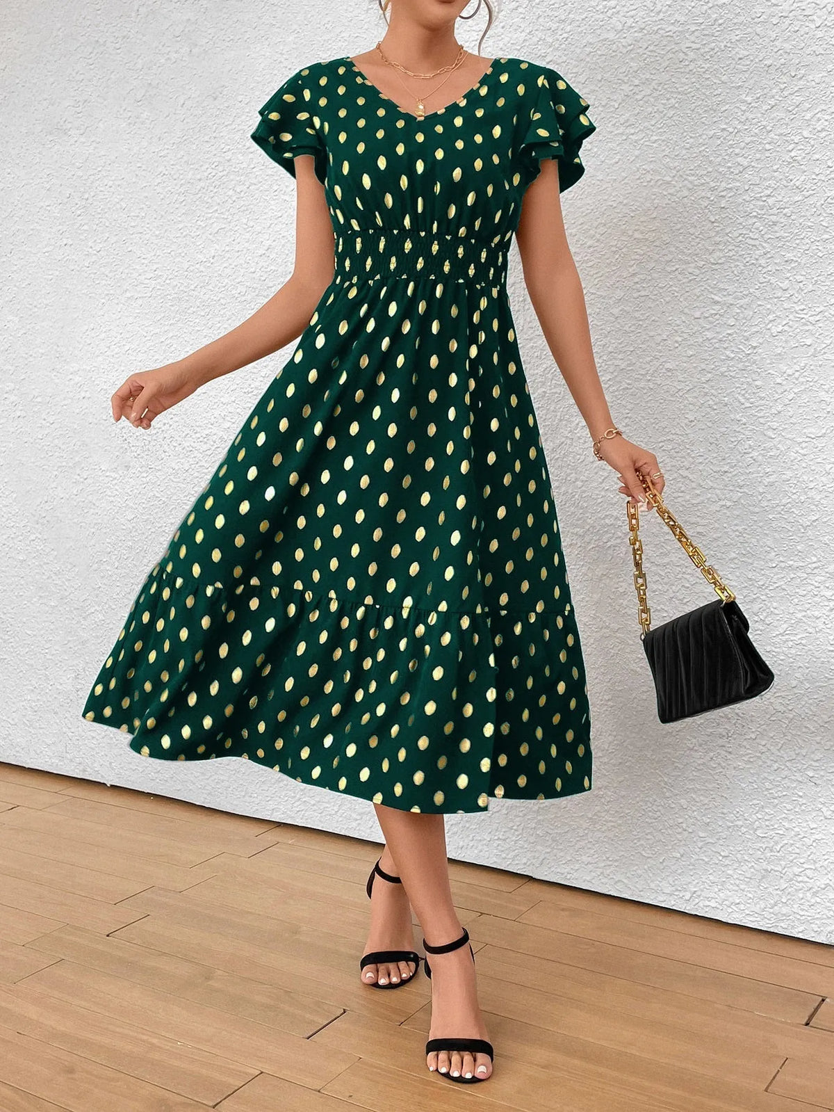 Maxi Dress | Women's Elegant Ruffle Felix, product image 6