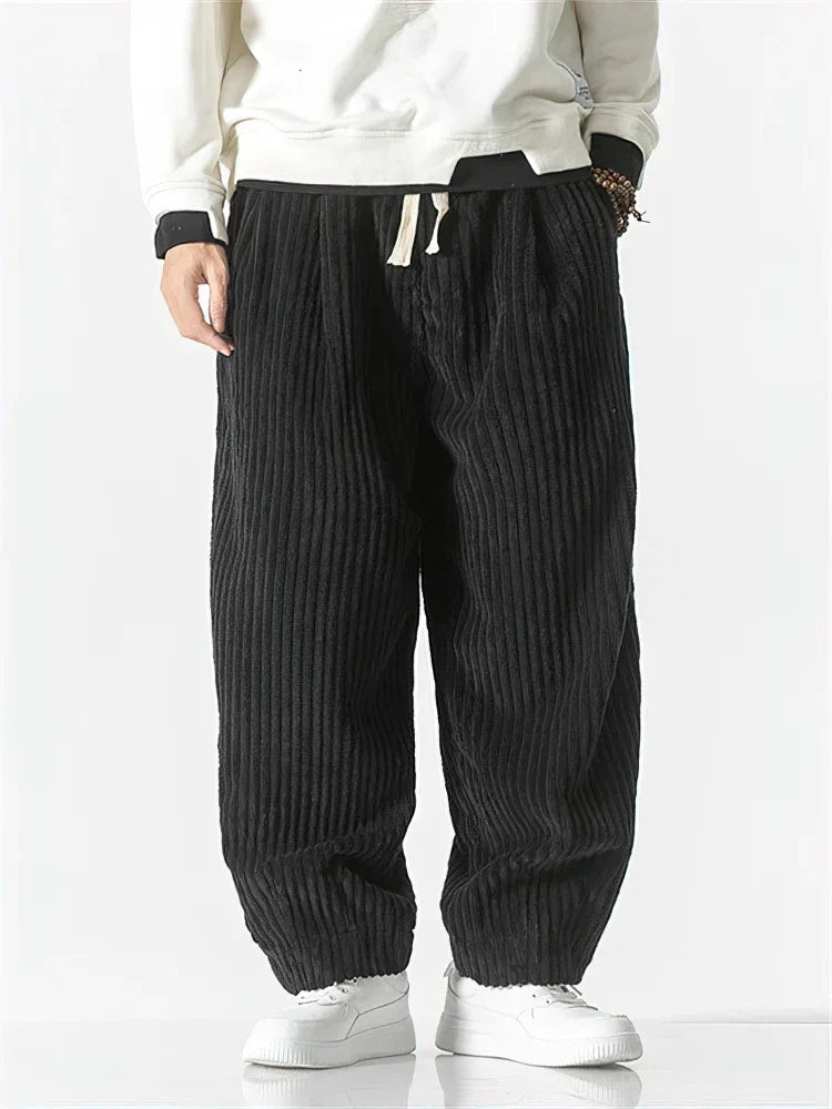 Callum - Relaxed-Fit Corduroy Trousers - product view 6 - Sela Look
