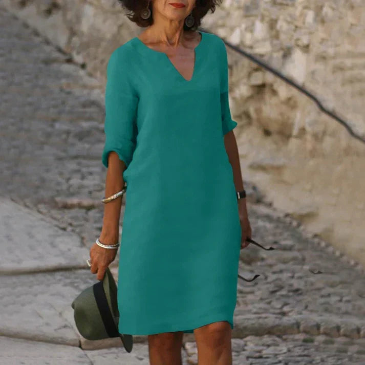 Summer Dress | Women's V-Neck — product view 8