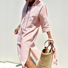 Shirt Dress | Women's Elegant Striped Asher
