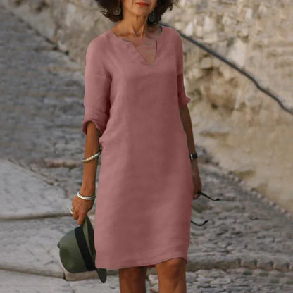 Summer Dress | Women's V-Neck — product view 1