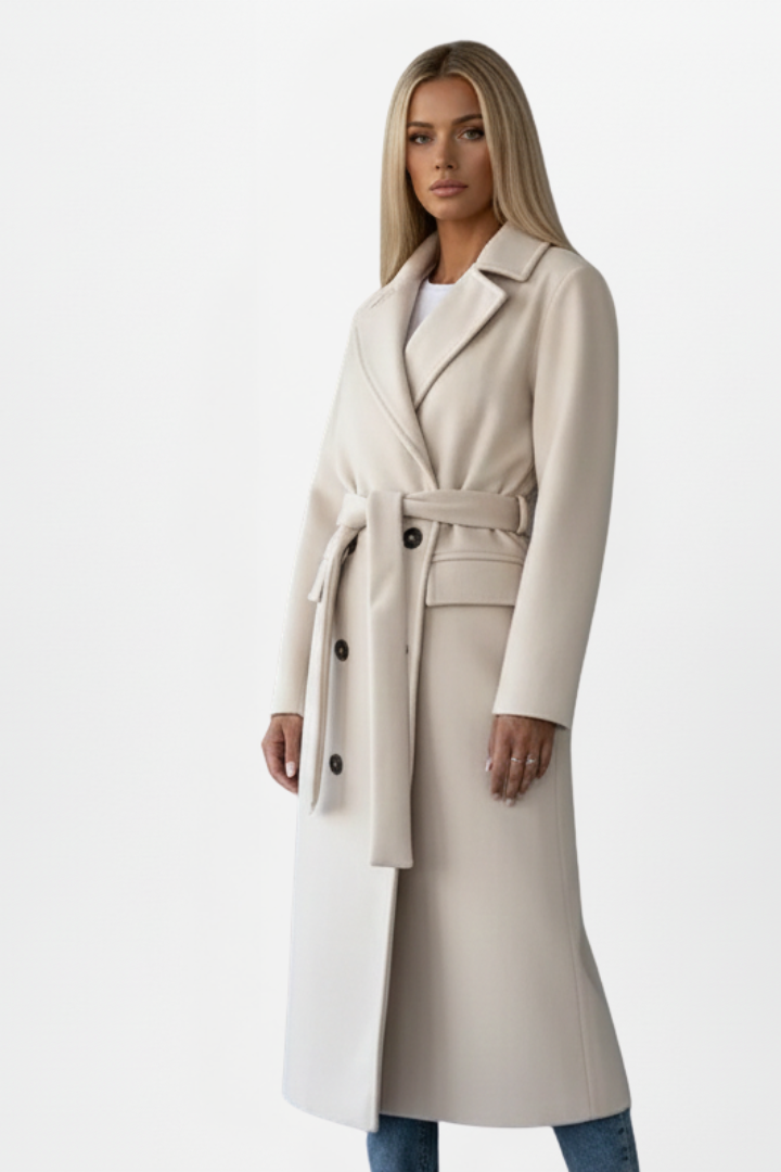 Charlotte Beaumont | Women's Double Breasted Long Coat