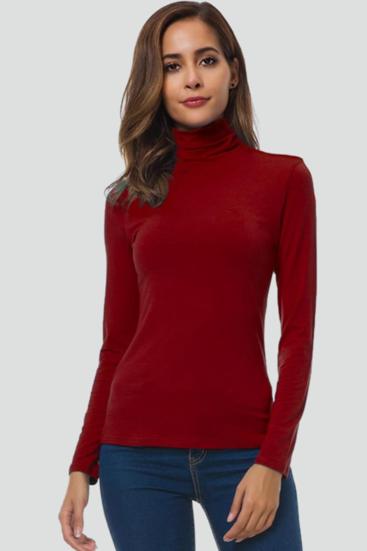 Lyra | Turtleneck Long-Sleeve Knit Sweater