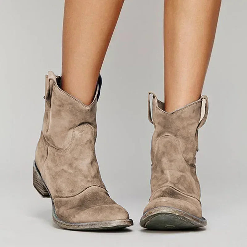 Destiny | Women's Vintage Cowboy Ankle Boots – product image 1