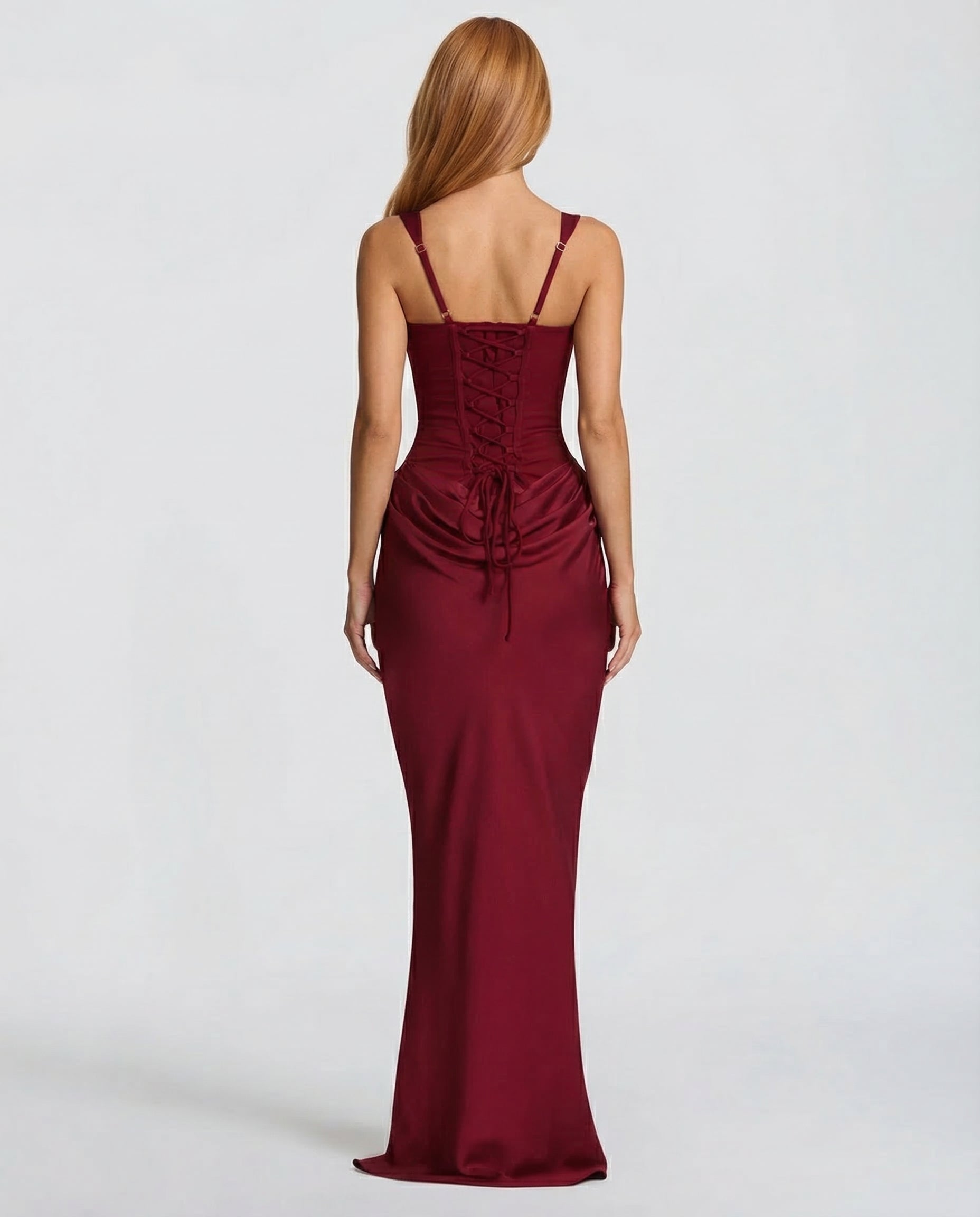 Glamorous Fitted Formal Evening Maxi Dress — product view 19