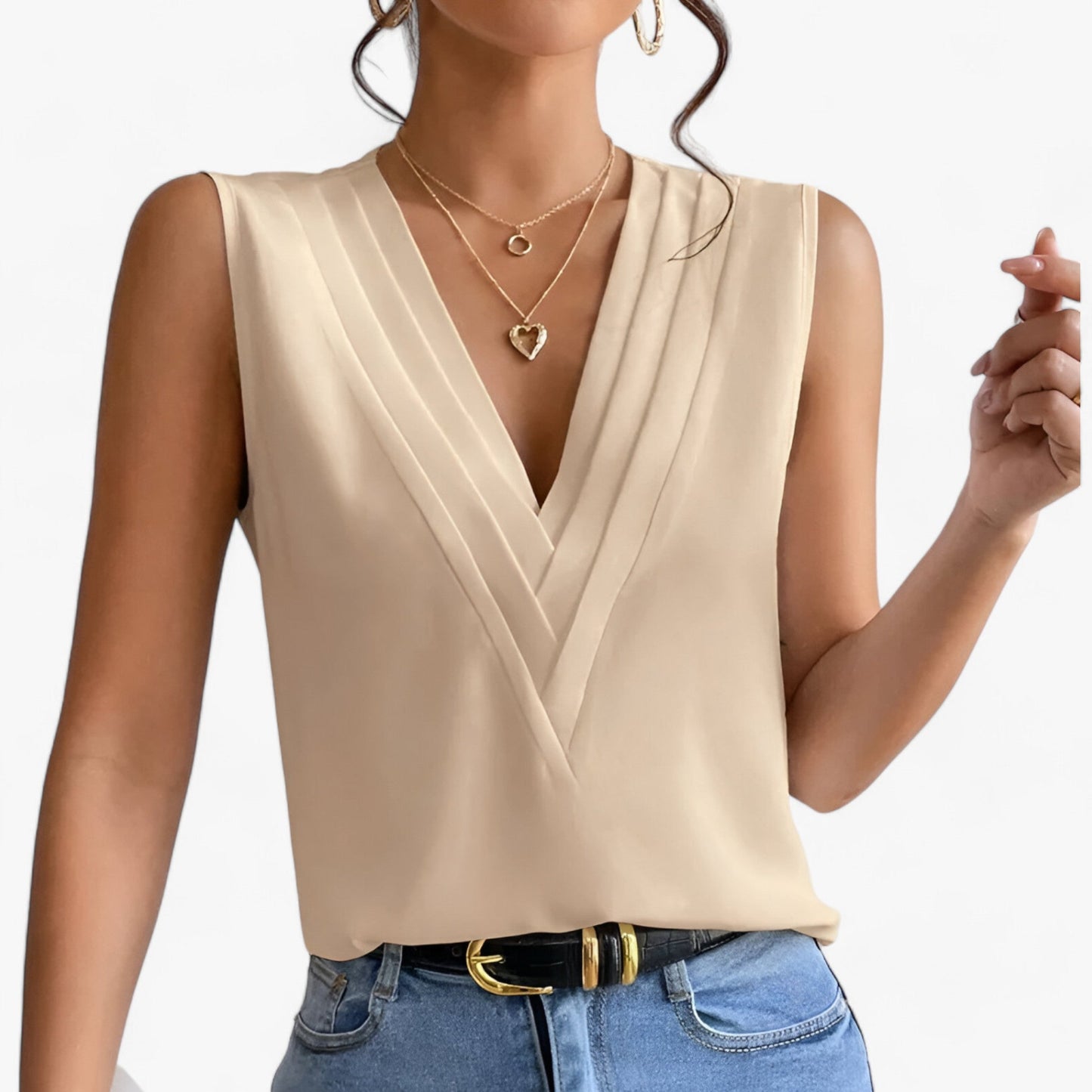 Sleeveless Top | Women's Easy Everyday Blouse