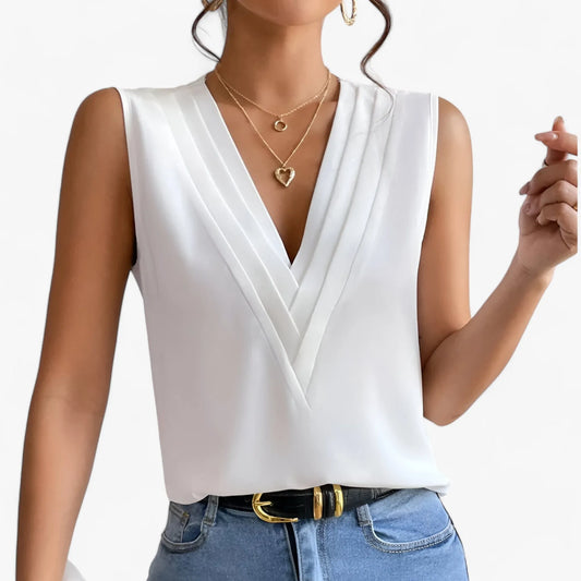 Sleeveless Top | Women's Easy Everyday Blouse, product image 1