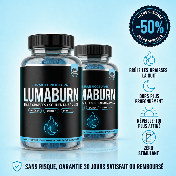 LumaBurn | Gummies nocturnos para hombres de más de 40 años