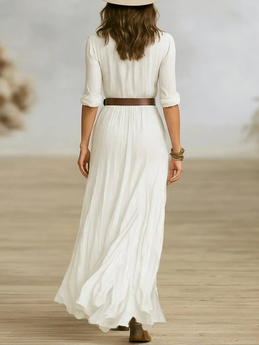 Maxi Dress | Women's Elegant Button-Up Ethan, product image 2
