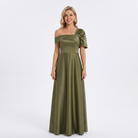 Wedding Guest Dress | Women's One-Shoulder Ruffle
